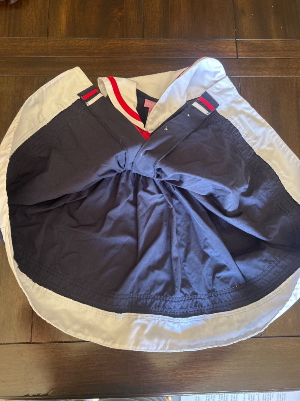 Goodlad Toddler Girls Nautical Sailor Dress Navy/Red/White 24M Vintage-Inspired - Picture 7 of 11